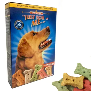 25 Dog Treats Bones Doggie Biscuit Trainning Snack Cookie Natural Puppy Pet 340g