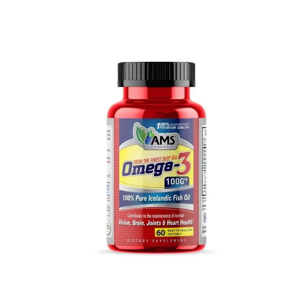 AMS Omega 3 1000 mg Softgels 60s