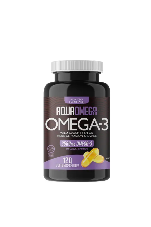 AquaOmega Omega-3 High DHA 120s