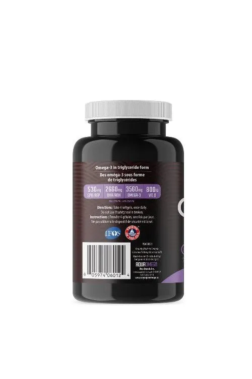 AquaOmega Omega-3 High DHA 120s