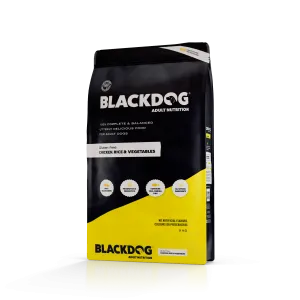 Blackdog Adult Chicken Rice & Vegetables Dry Dog Food 9kg