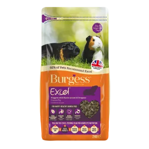 Burgess Excel Guinea Pig Nuggets with Blackcurrant & Oregano 2kg