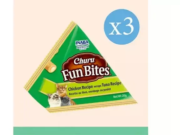 Churu Fun Bites Chicken Recipe Wraps Tuna