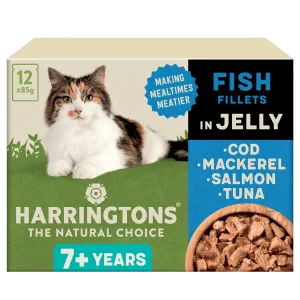 Complete Senior Grain-Free Fish Selection in Jelly Cat Food Bundle 72x85g