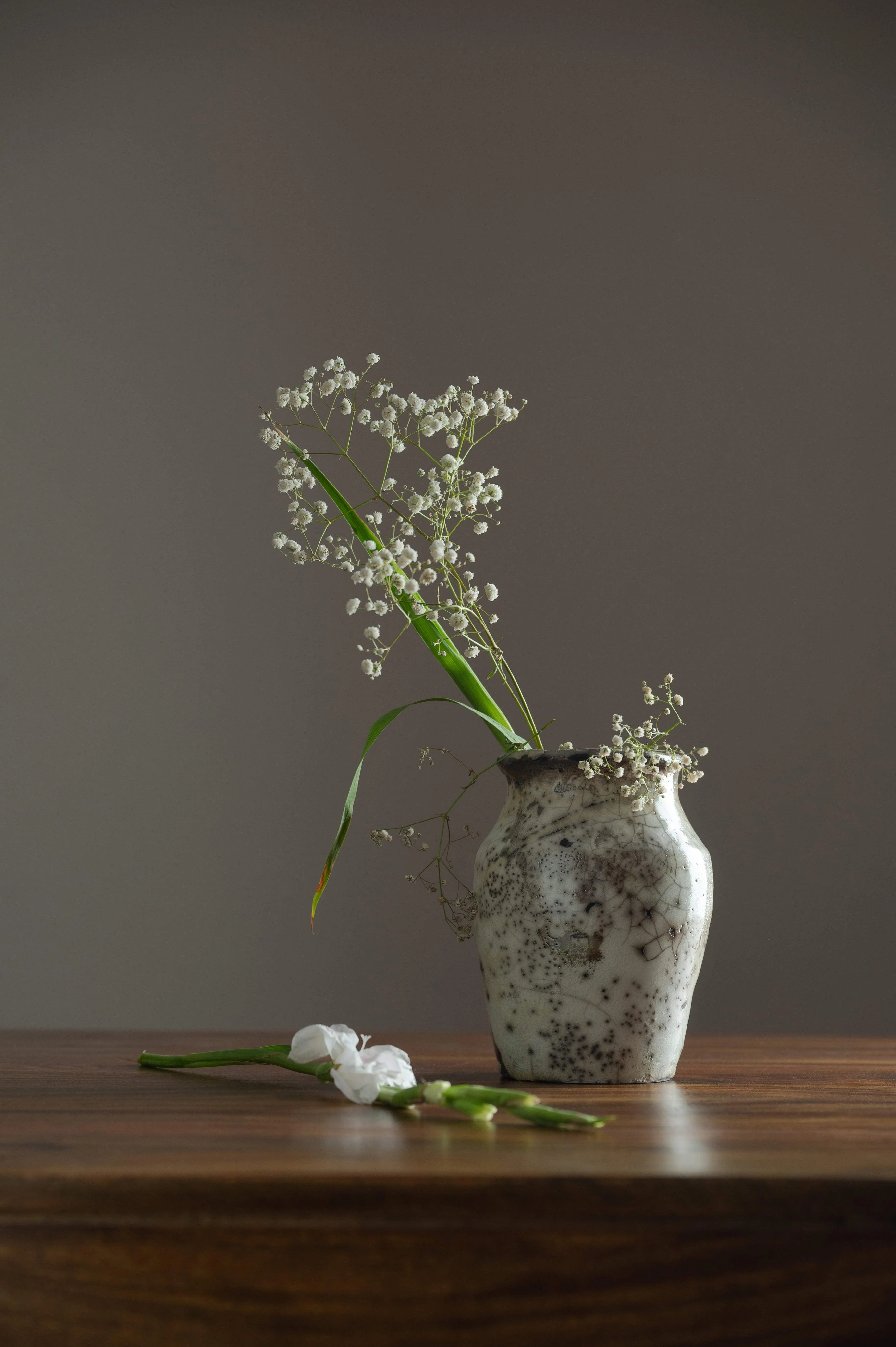 Confluence Vase  (Raku Fired)