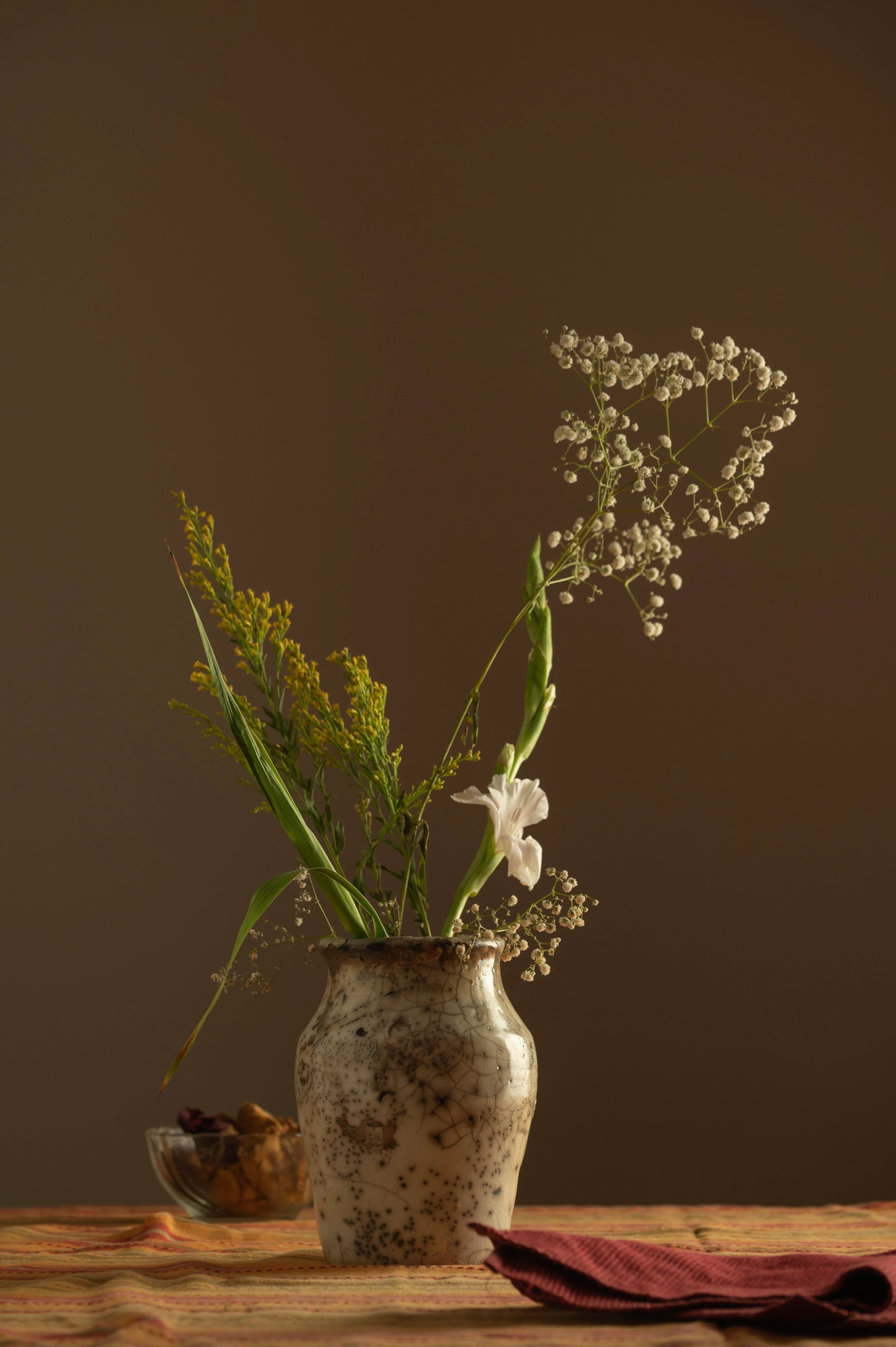 Confluence Vase  (Raku Fired)