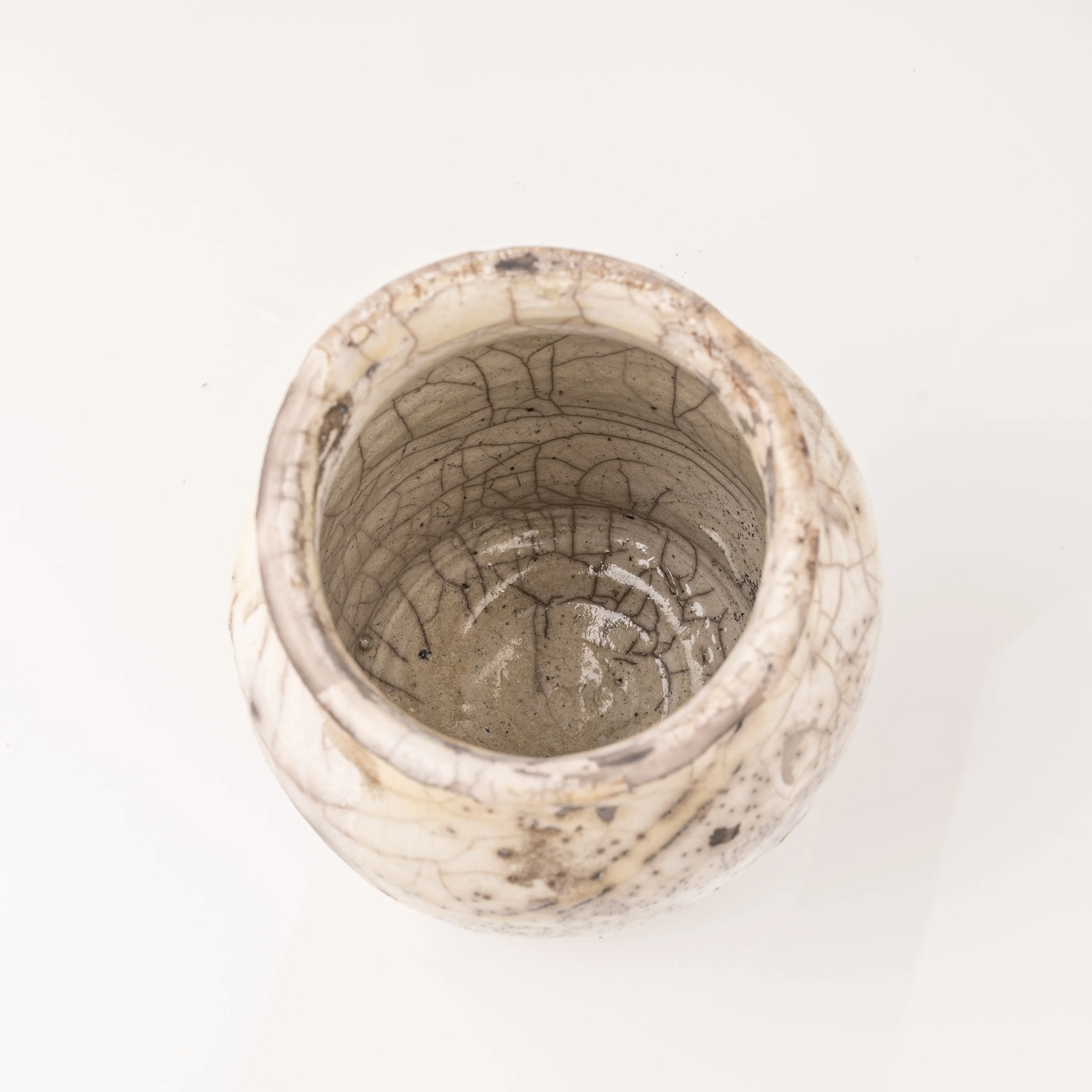 Confluence Vase  (Raku Fired)