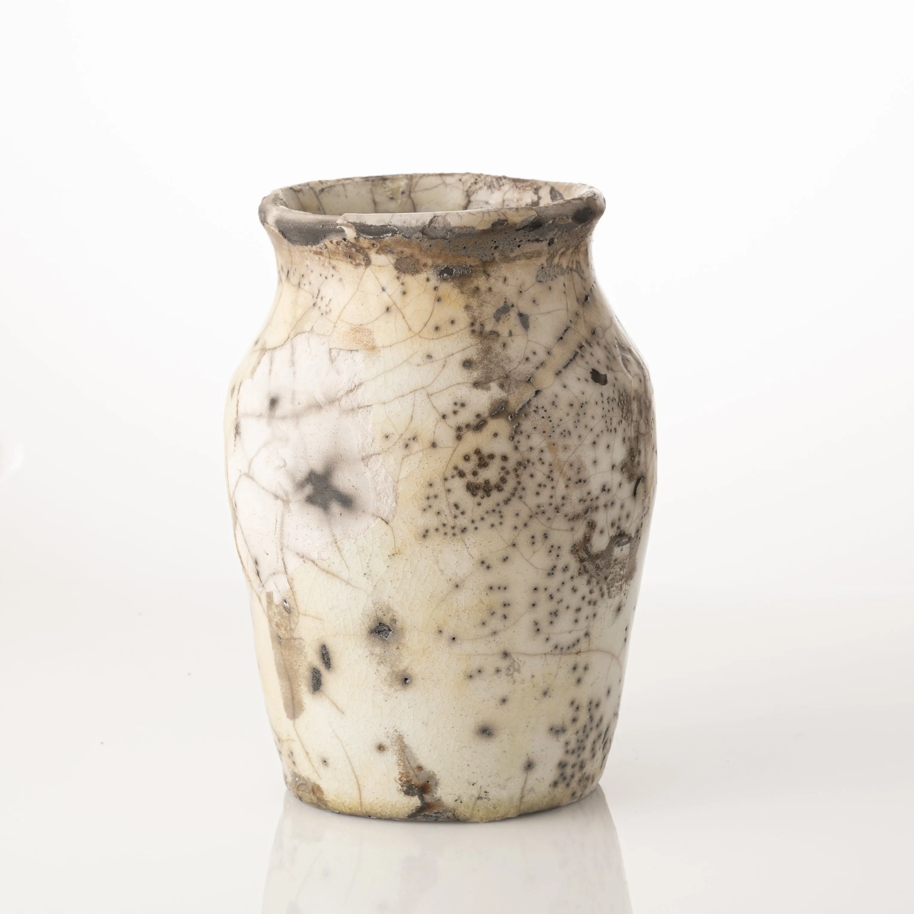 Confluence Vase  (Raku Fired)