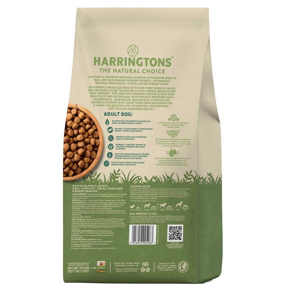Dry Adult Dog Food Rich in Salmon & Potato 1.7kg