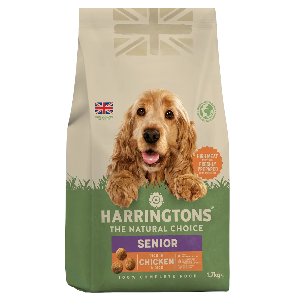 Dry Senior Dog Food Rich in Chicken & Rice 1.7kg