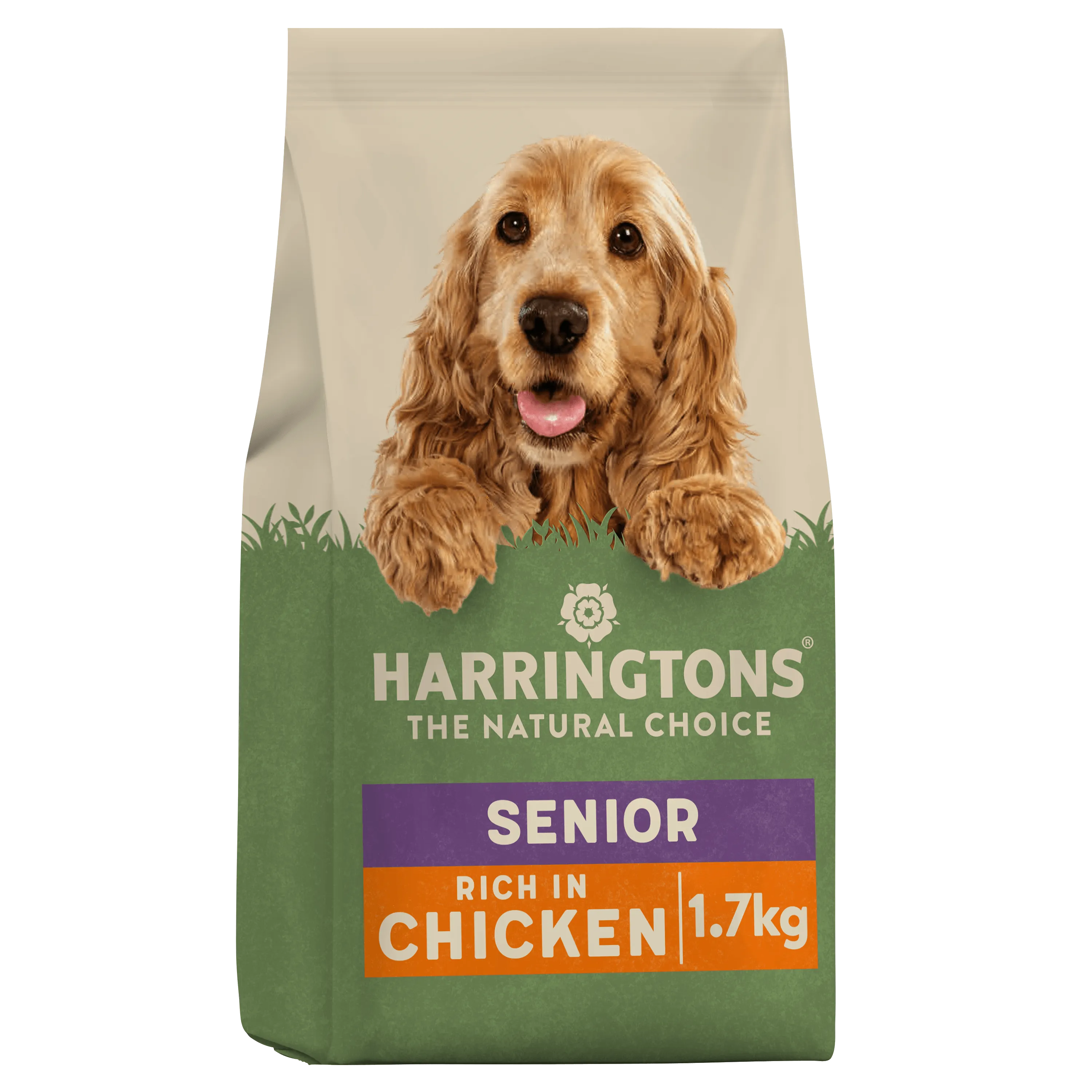 Dry Senior Dog Food Rich in Chicken & Rice 1.7kg