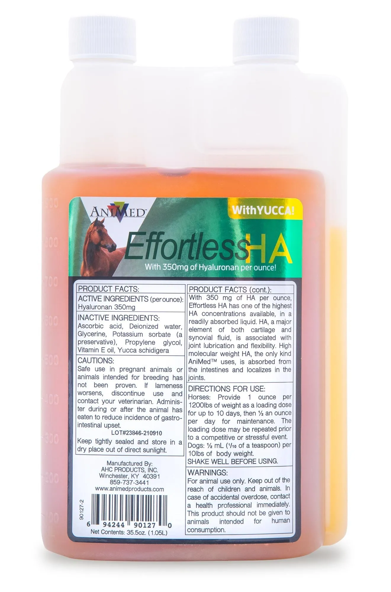 Effortless HA Liquid Multi-Species Joint Supplement