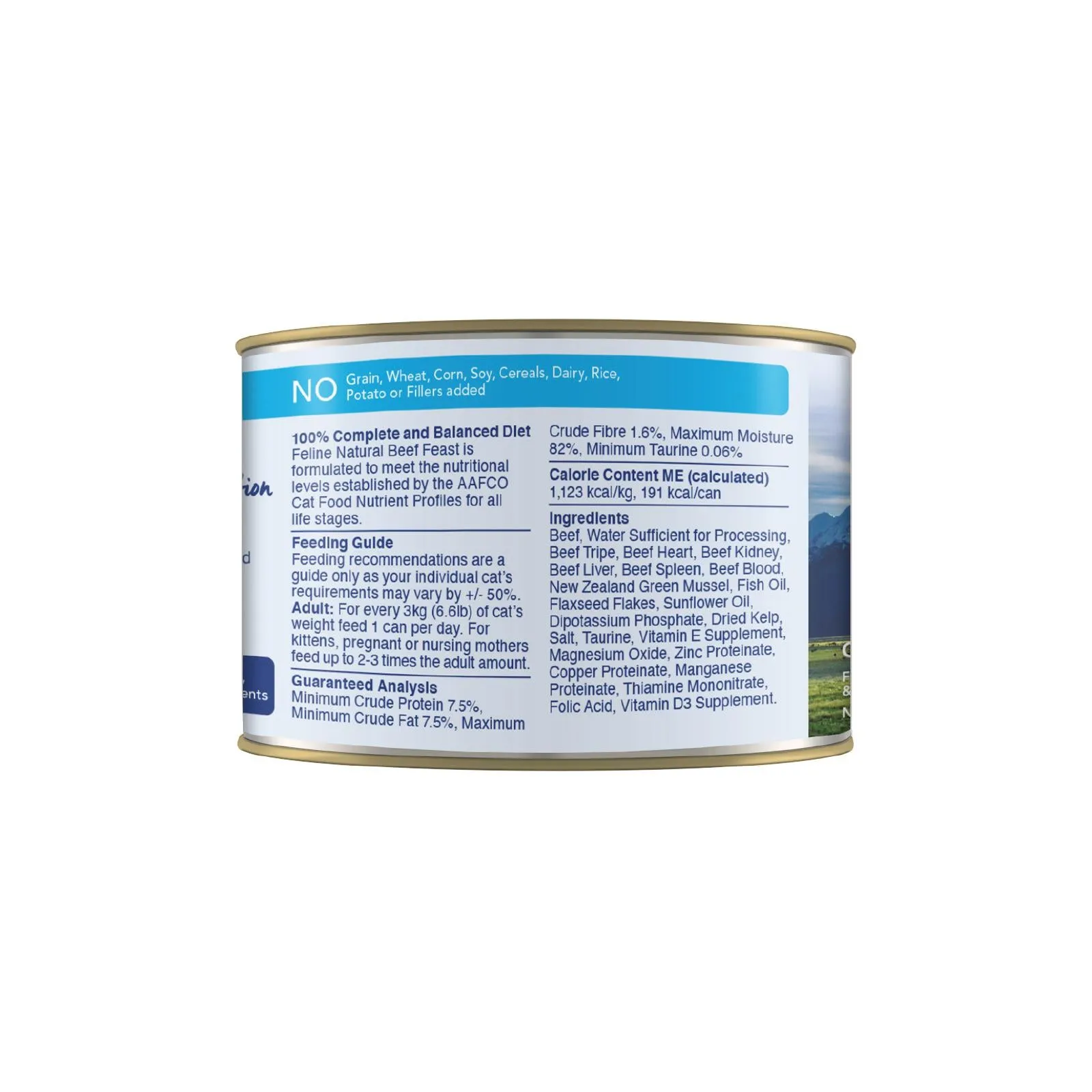 Feline Natural Beef Feast Wet Cat Food 170g x 12