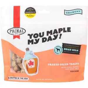 Freeze-Dried Raw Dog Treats <br> You Maple My Day