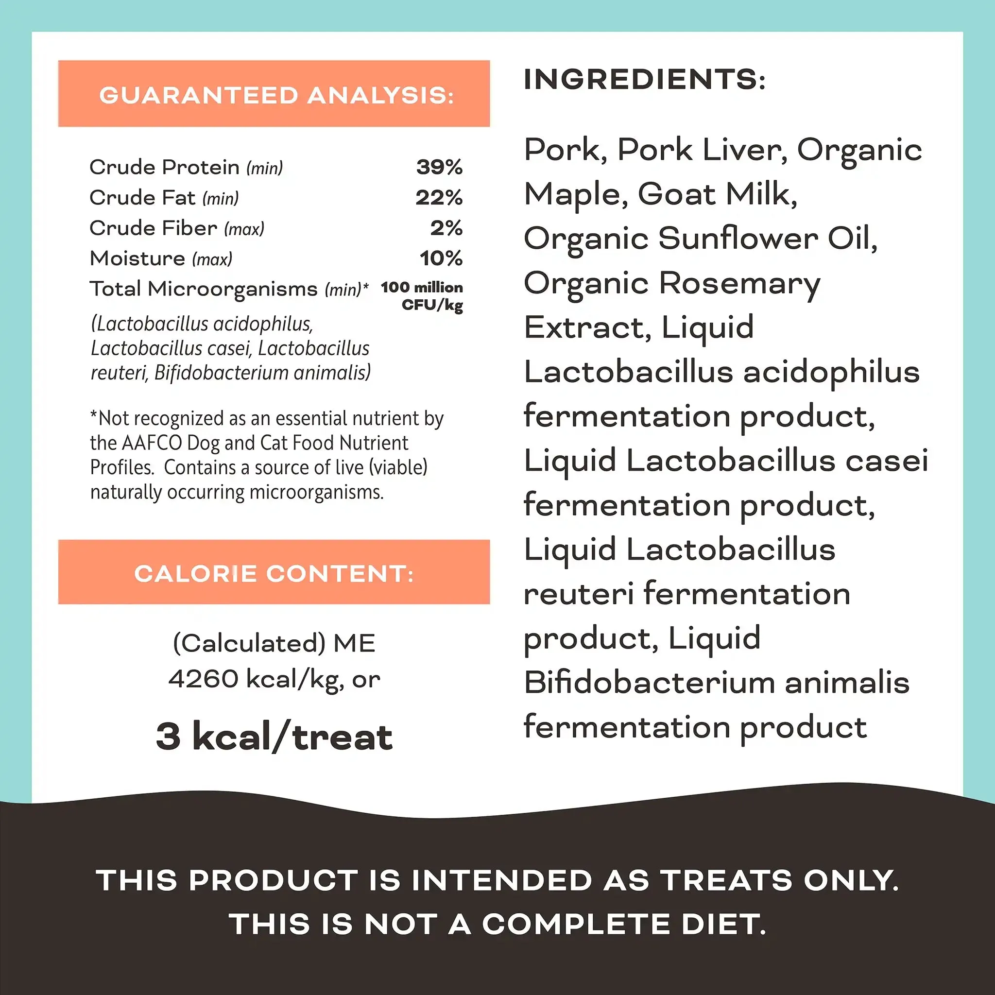 Freeze-Dried Raw Dog Treats <br> You Maple My Day