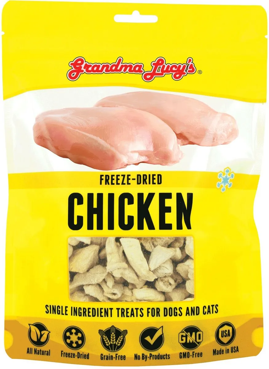 Grandma Lucy's Singles Chicken Freeze-Dried Dog Treats