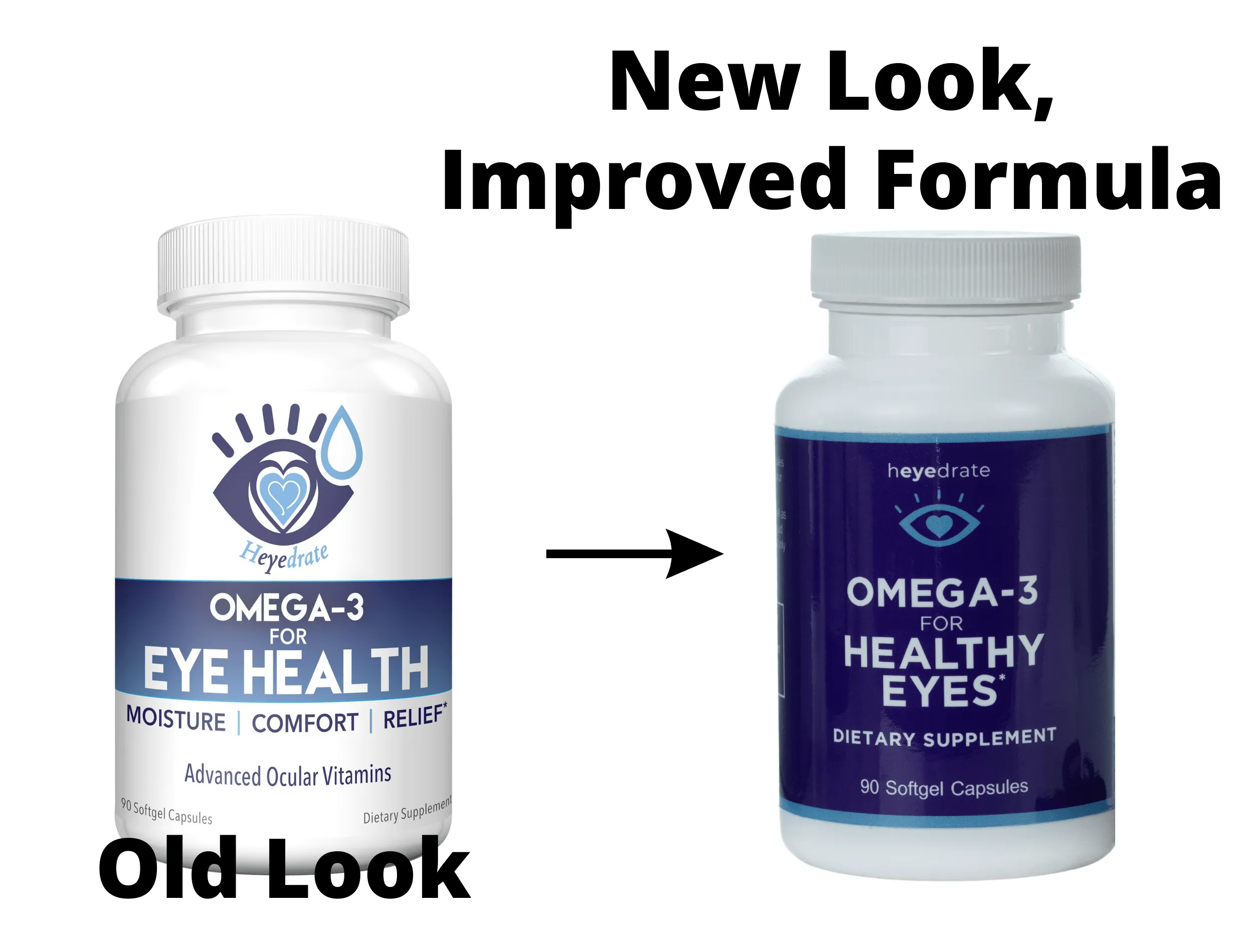 Heyedrate® Omega-3 for Eye Health | 1-Month Supply