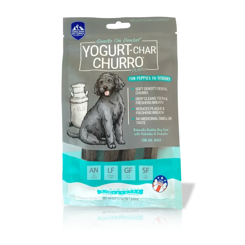 Himalayan Dog Chew Yogurt Char Churro Dog Treats (3.2 oz)