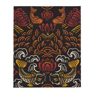 Koi Cat Throw Blanket