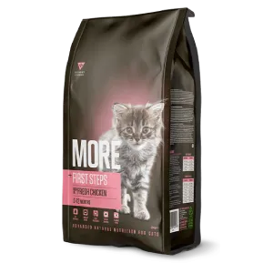 MORE First Steps Chicken Kitten Dry Food 2kg