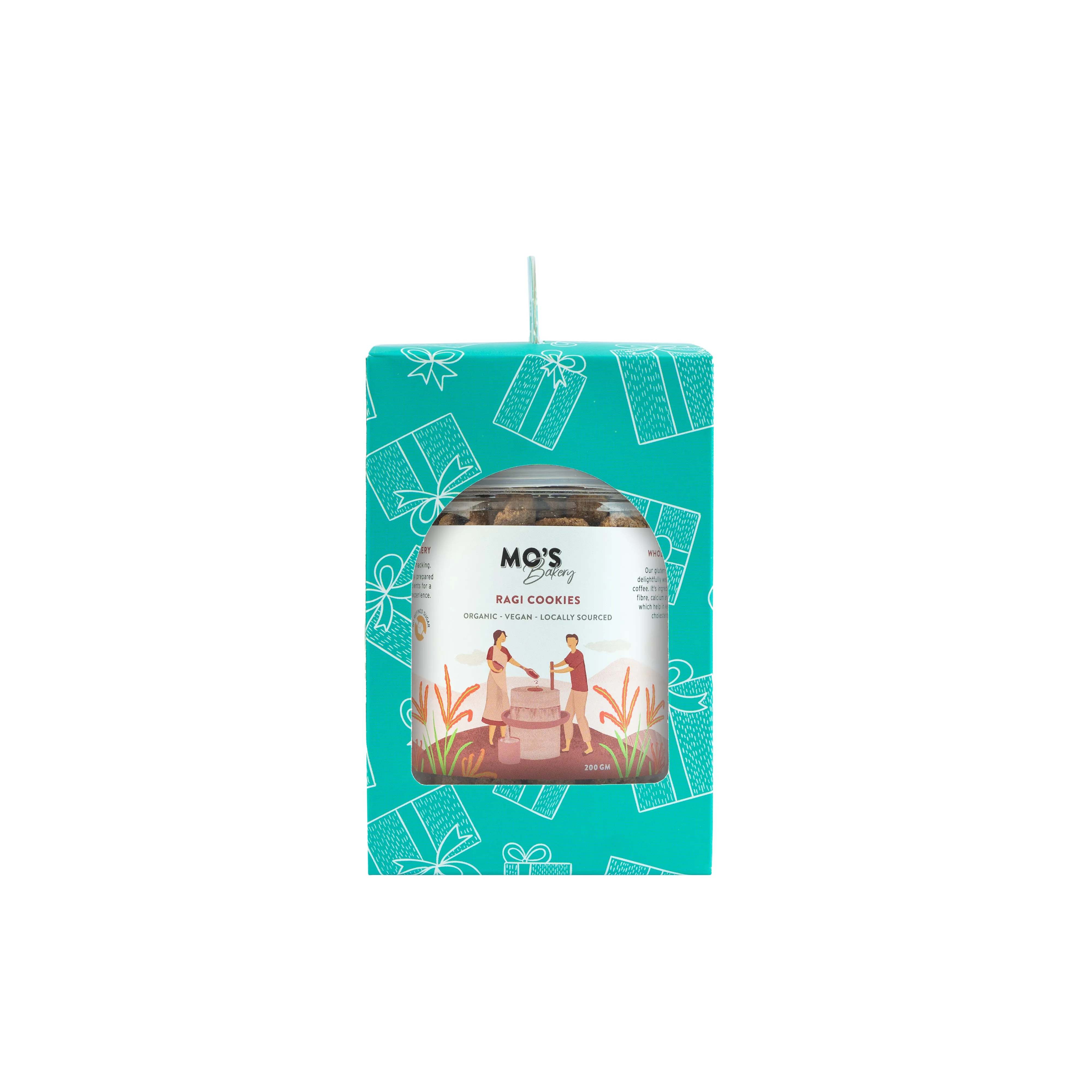 Mo's Bakery Premium Green Gift Box | Ragi cookies