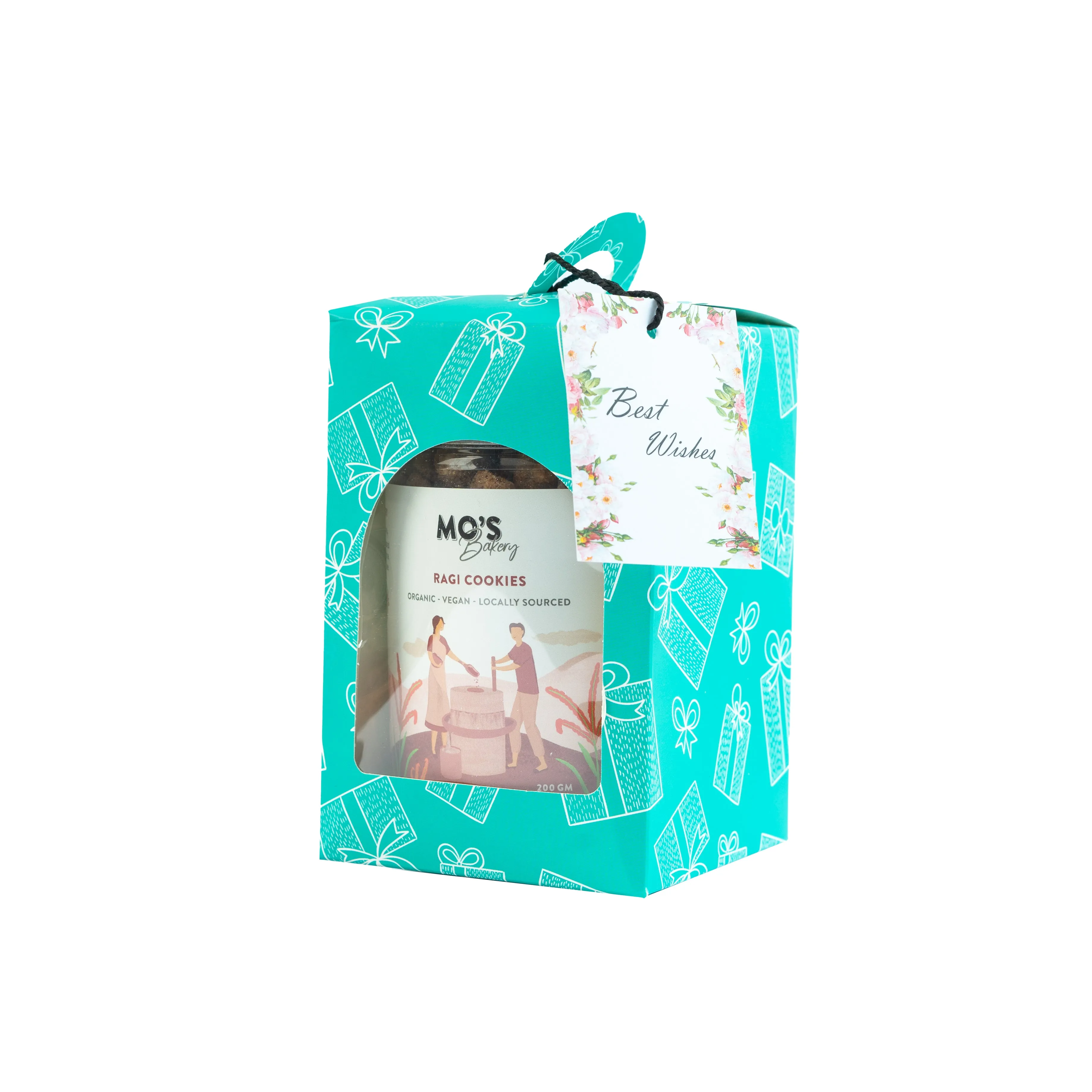 Mo's Bakery Premium Green Gift Box | Ragi cookies