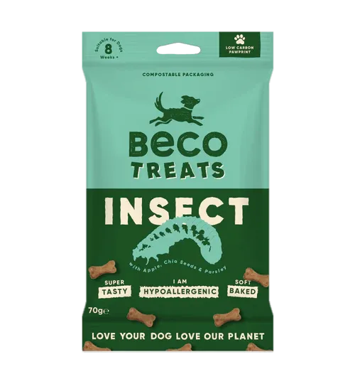 Natural Insect Dog Treats - Insect, Apple & Chia Seed - 70g