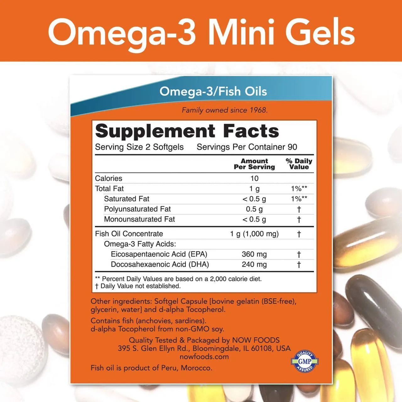 Now Omega-3 Mini Gels