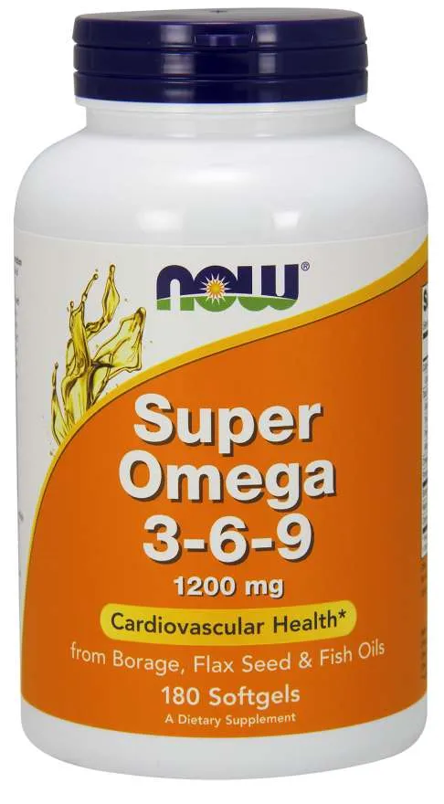 Now Super Omega 3/6/09 1200mg 180 Softgels