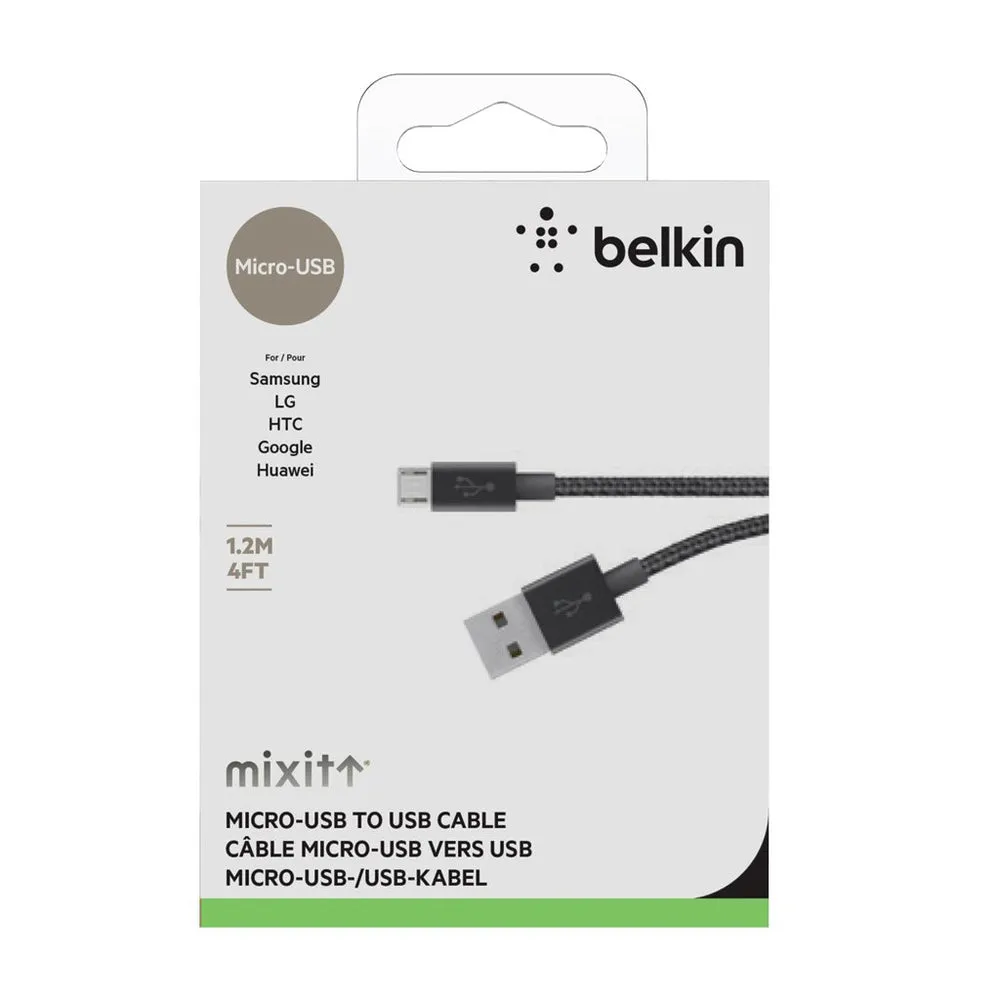 [OPEN BOX] BELKIN Metallic Micro-USB to USB Cable
