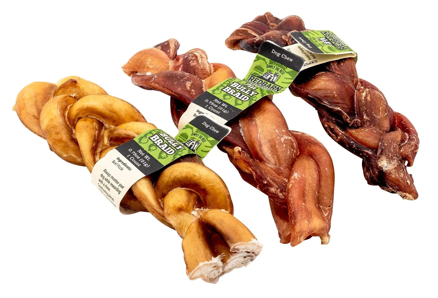 Redbarn 7" Braided Bully Sticks