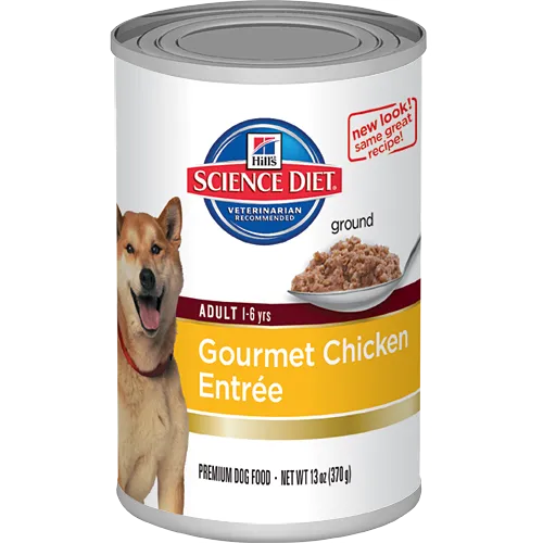 Science Diet Canine Adult Canned Food; available in 3 flavours