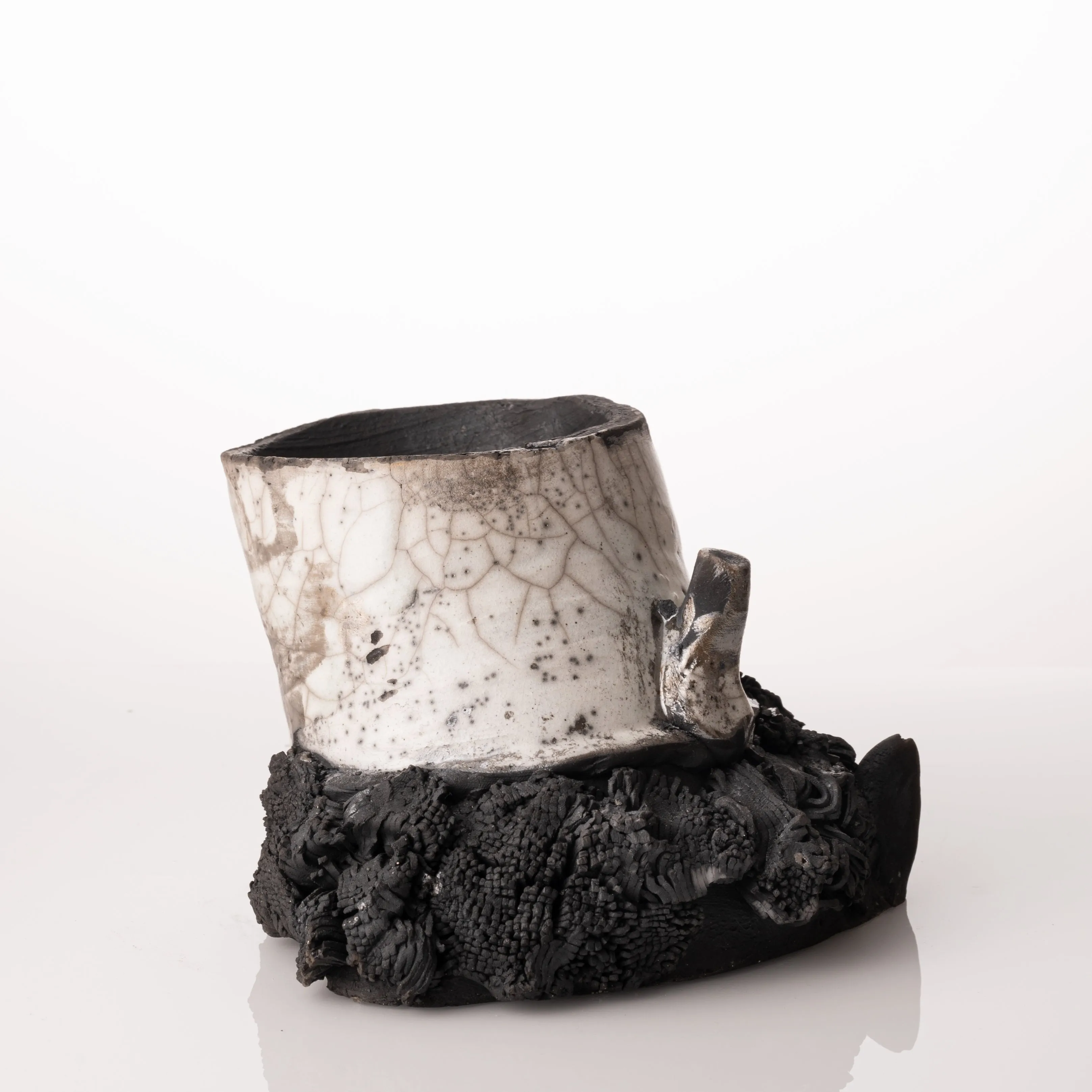 Spring Artsy Planter (Raku Fired)