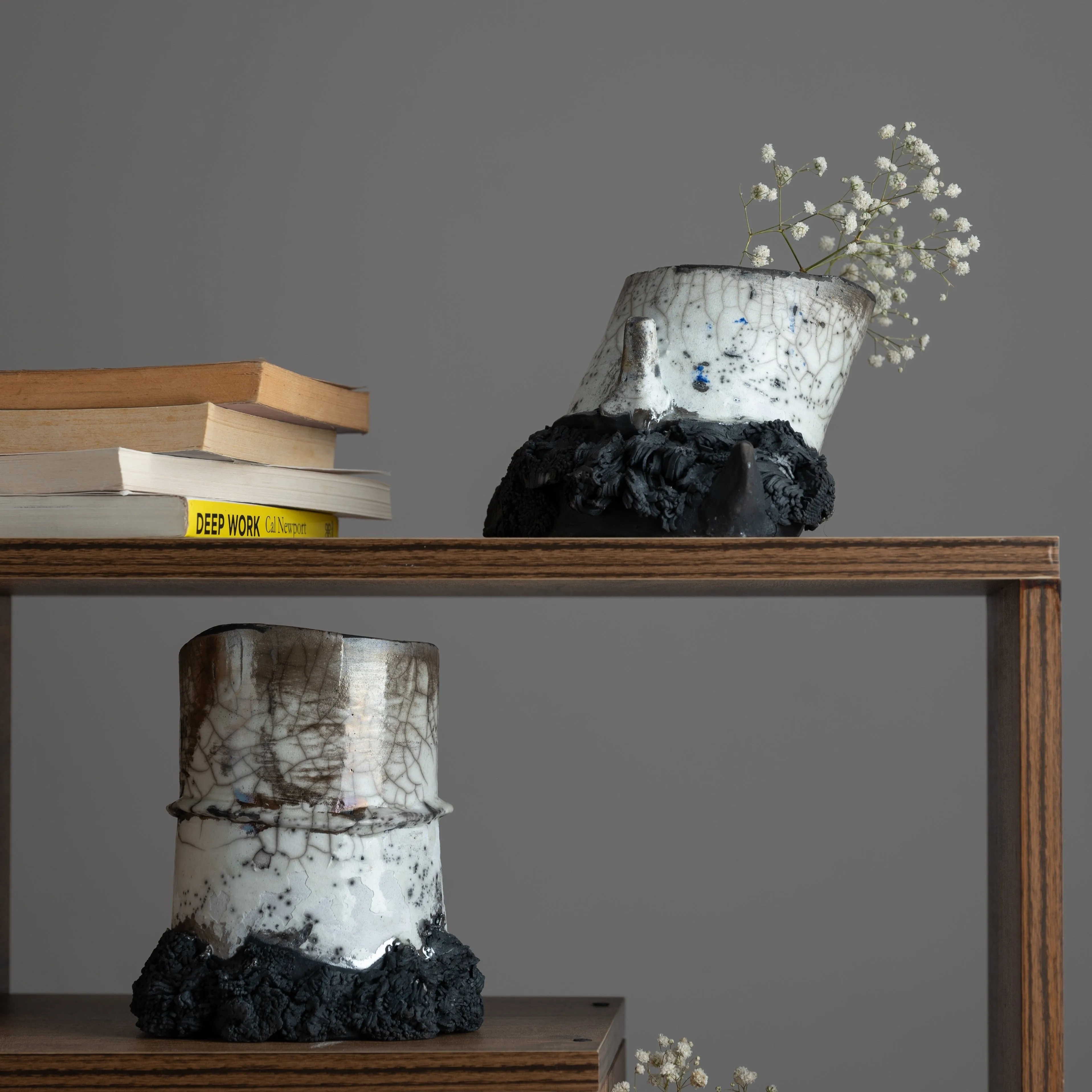 Spring Artsy Planter (Raku Fired)