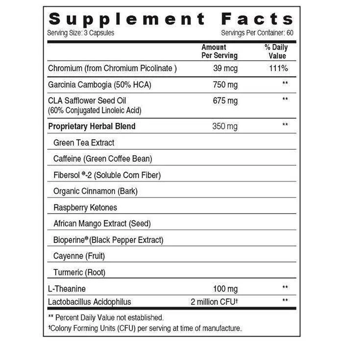 Sunshine Nutrition Nutra Lean Max 180 Capsules