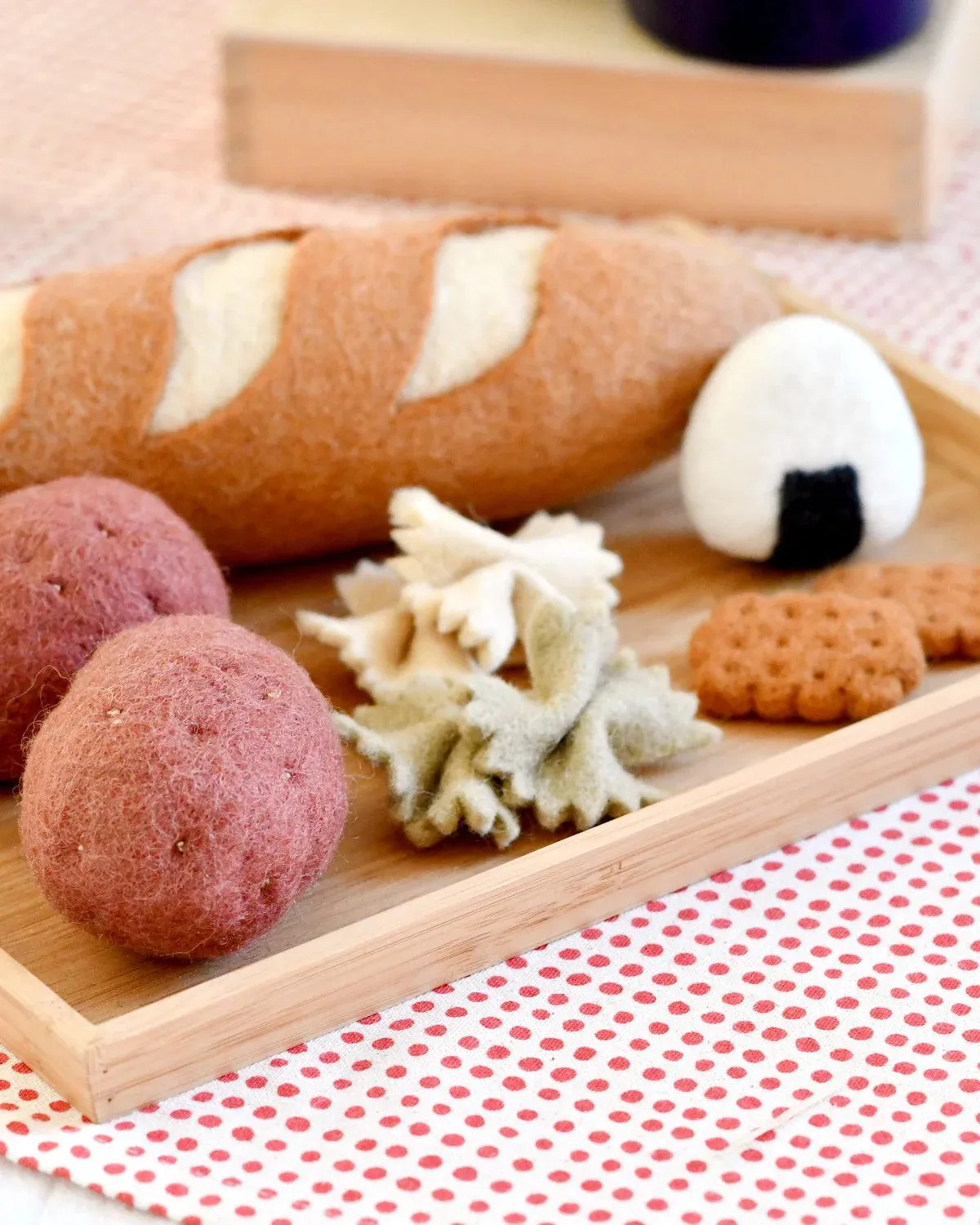 Tara Treasures Felt Food Groups Play Food - Carbohydrates