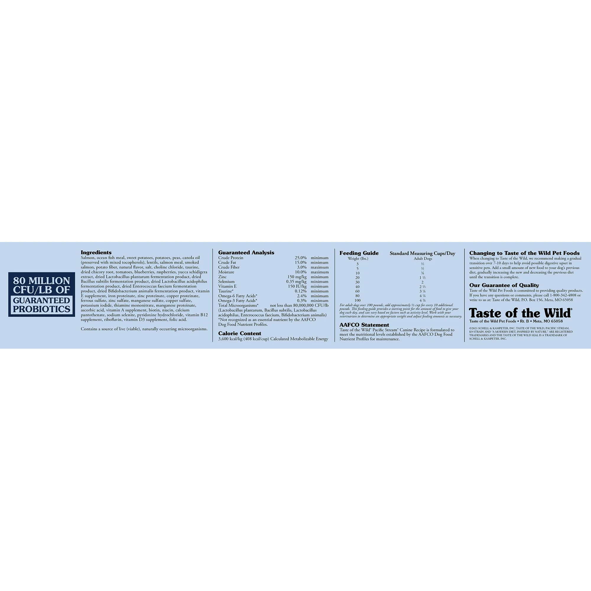 Taste Of The Wild Pacific Stream Grain-Free Dog Food