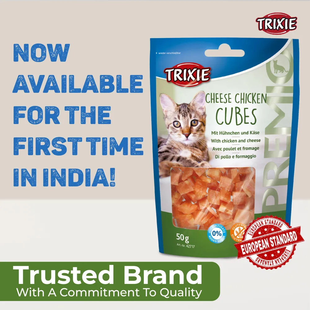 Trixie Premio Cheese Chicken Cubes Cat Treats