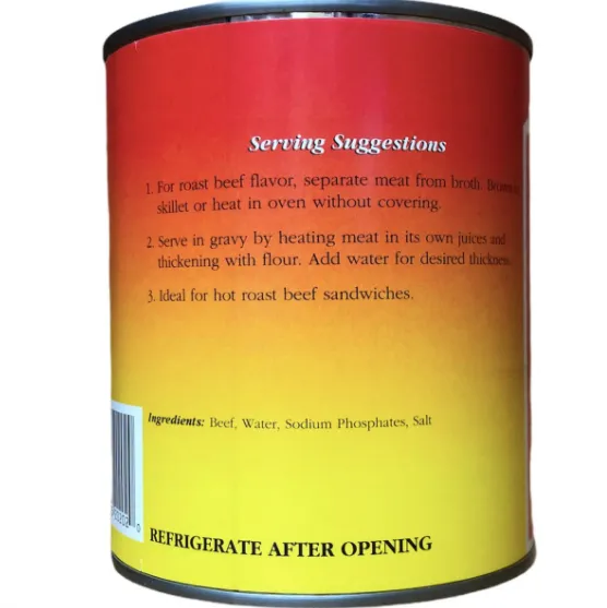 Yoders Canned Beef Chunks